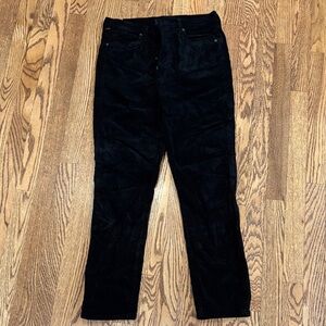 Citizens Of Humanity Midnight Black Corduroy Ankle Pants